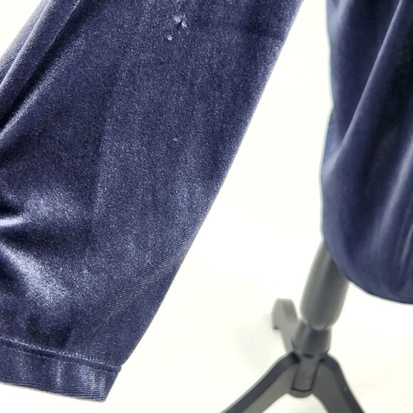 Old Navy Fitted One Shoulder Velvet Mini Dress Plus Size 3X Womens Navy Blue - Picture 3 of 8